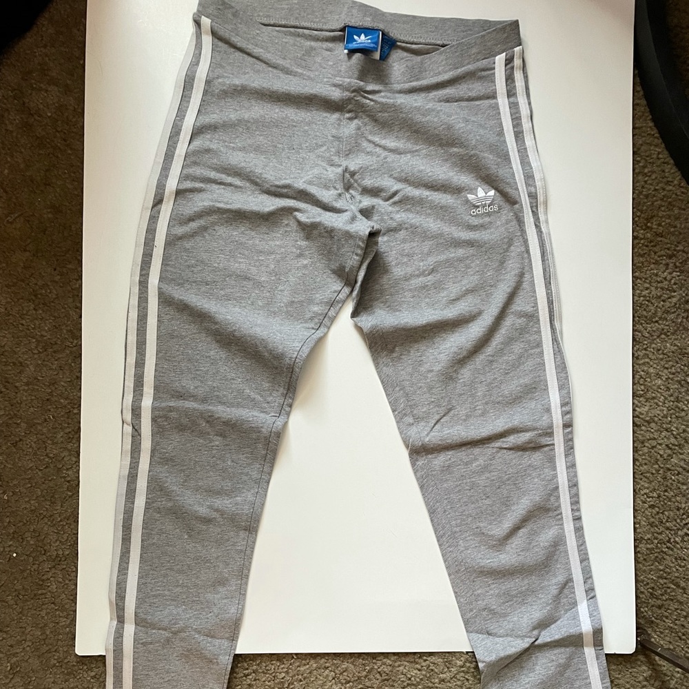 Grey adidas leggings